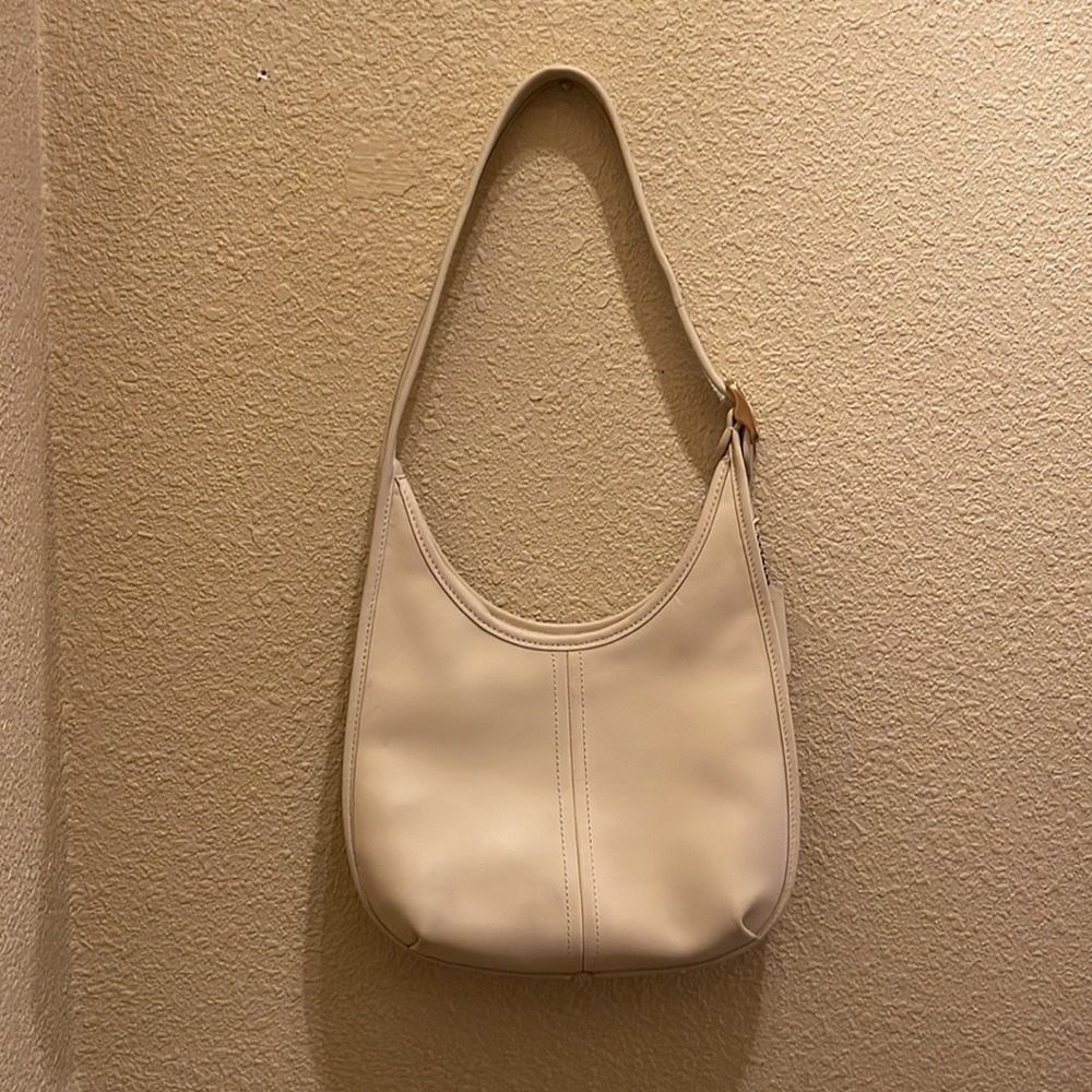 Cream Coach Ergo Shoulder bag